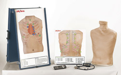 Set-up for the the Auscultation Training Station in the Clinical Skills Lab